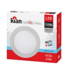 LUM LED EMB RED SLIM 15W 20CM 6K KIAN (8985)
