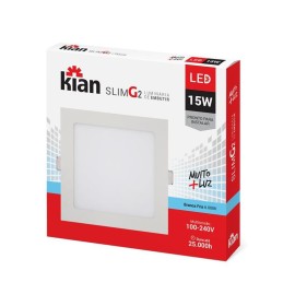 LUM LED EMB QD SLIM 15W 20CM 6K KIAN (8989)