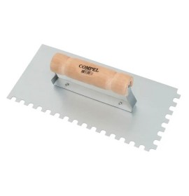 DESEMPENADEIRA CABO MADEIRA DENTADA COMPEL