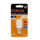 LAMPADA LED P/GELADEIRA 3W/220V E-14  FOXLUX