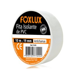 FITA ISOLANTE 10 MTS BRANCA FOXLUX