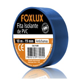 FITA ISOLANTE 10 MTS AZUL FOXLUX
