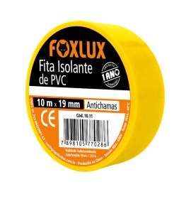 FITA ISOLANTE 10 MTS AMARELA FOXLUX
