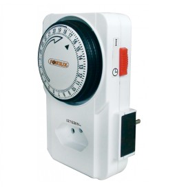 TIMER ANALOGICO C/ PLUG BIVOLT-F.LUX (1601)