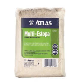 ESTOPA ALGODAO POLIMENTO E LIMPEZA 400G ATLAS