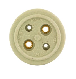 TOMADA POLARIZADA DE PORCELANA 30A 2P