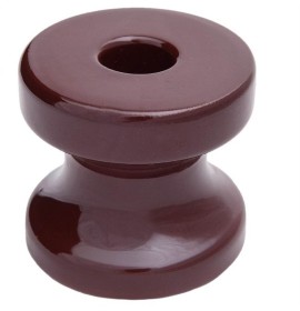 ISOLADOR ROLDANA PORCELANA 67X72MM-(4030)