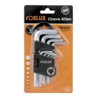 JOGO CHAVE ALLEN KIT C/9 CHAVES CROMO VANADIO