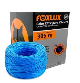 CABO CAT5 AZUL 305M CFTV FOXLUX
