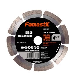 DISCO DIAM SEG 4.3/8 110X20MM FAMASTIL