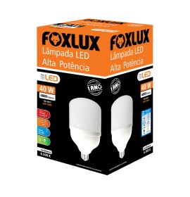 LAMPADA LED ALTO FATOR 40W FOXLUX