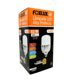 LAMPADA LED ALTO FATOR 62W E40 FOXLUX