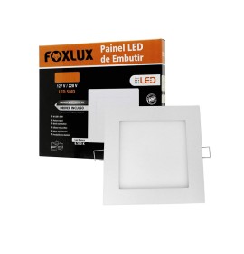 PAINEL LED QUADRADO 12W 6500W EMBUTIR