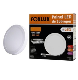 PAINEL LED REDONDO 12W 6500W SOBREPOR FOXLUX
