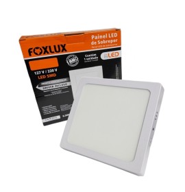 PAINEL LED QUADRADO 12W 6500W SOBREPOR