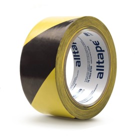 FITA DEMARCACAO SOLO PRETA/AMARELO 48MM/14M