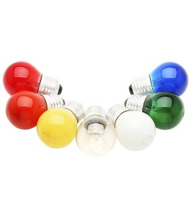 LAMP BOLINHA SORTIDA INCAND.7W 220V C/10