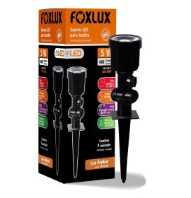 ESPETO LED PARA JARDIM 5W AMBAR BIVOLT